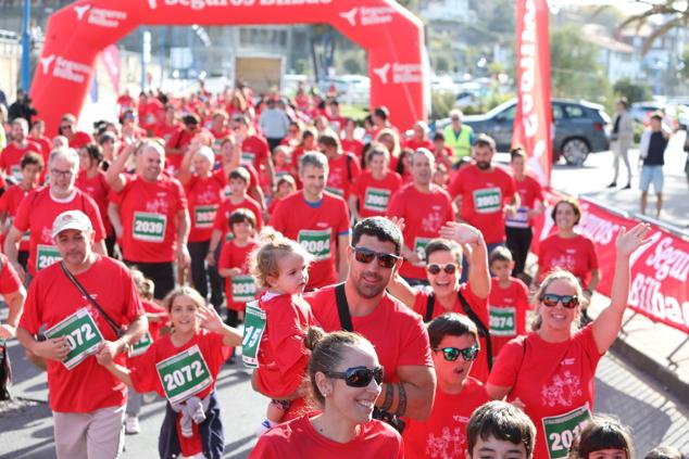 Fotos: Familias unidas y a la carrera en Getxo