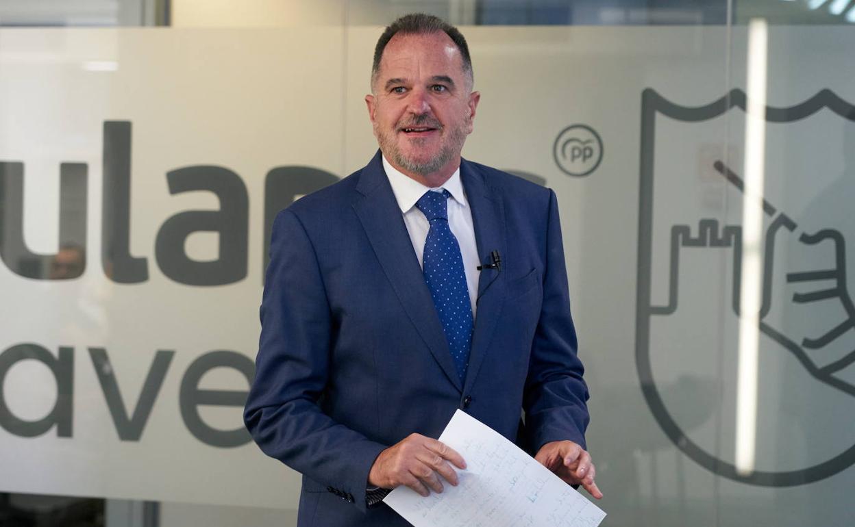 El presidente del PP vasco, Carlos Iturgaiz.