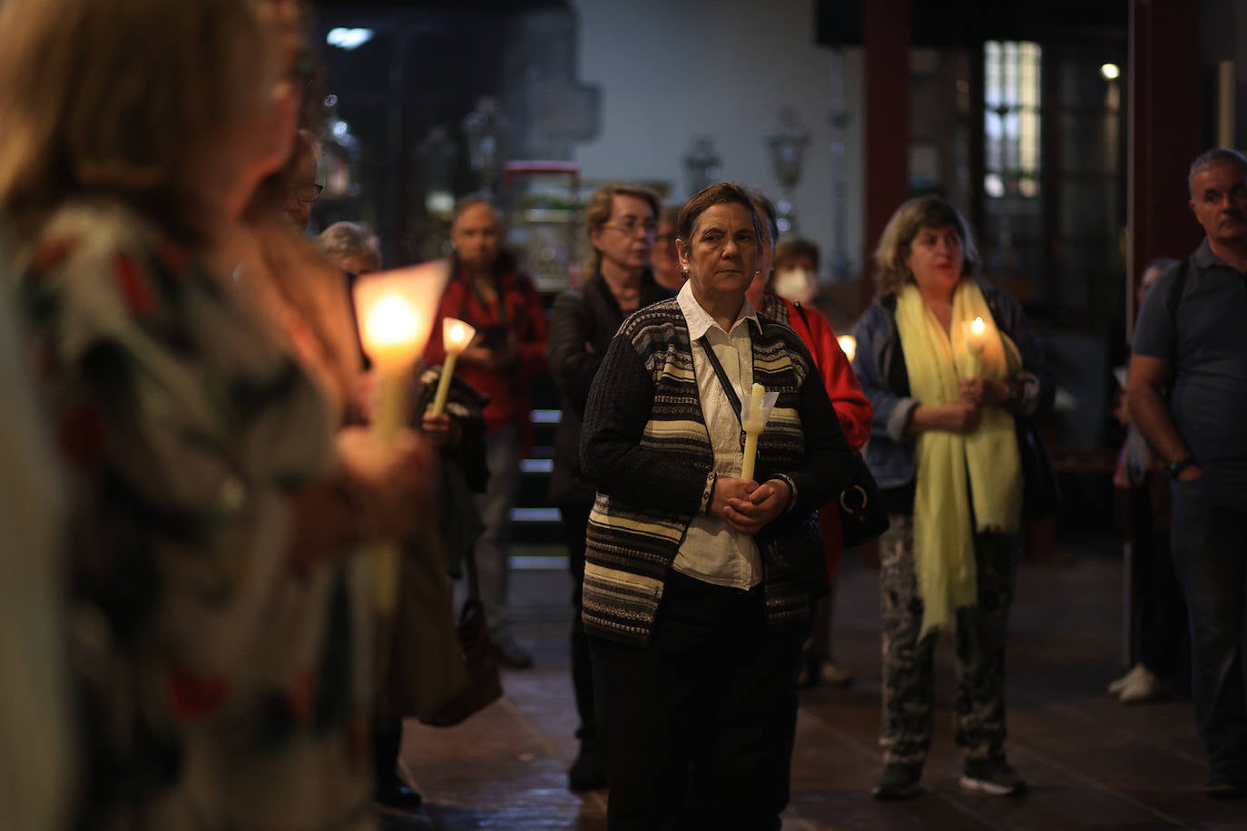 Fotos: La procesión de las antorchas regresa a Begoña