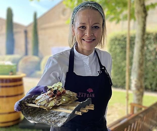 Teresa Gutiérrez, de Azafrán (Villarrobledo).