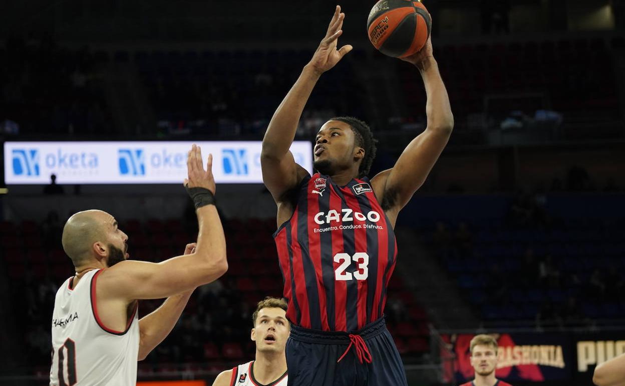 Enoch, en el amistoso contra el London Lions. 