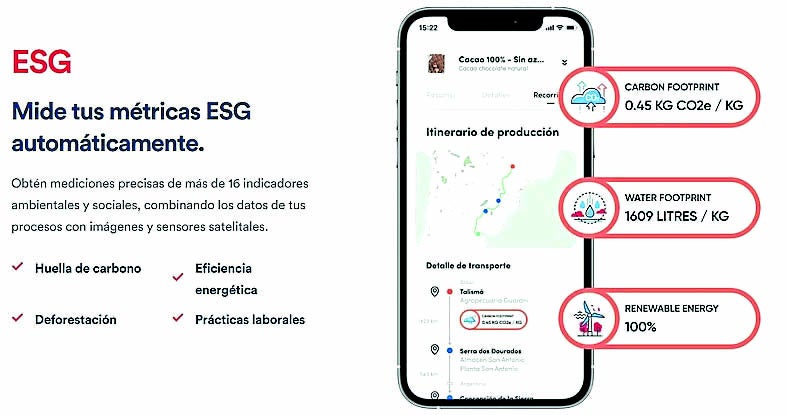 Imagen tratada que muestra le evolución de los cultivos.