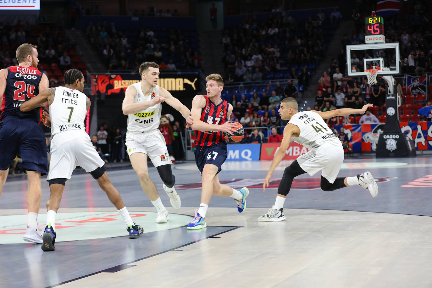 Fotos: Las fotos del Baskonia - Partizan