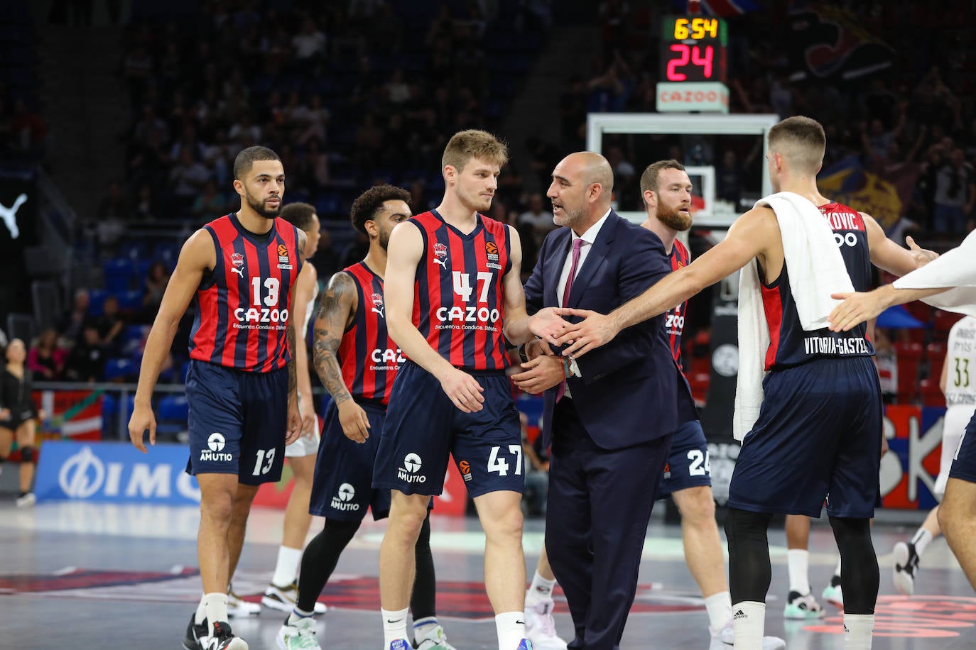 Fotos: Las fotos del Baskonia - Partizan