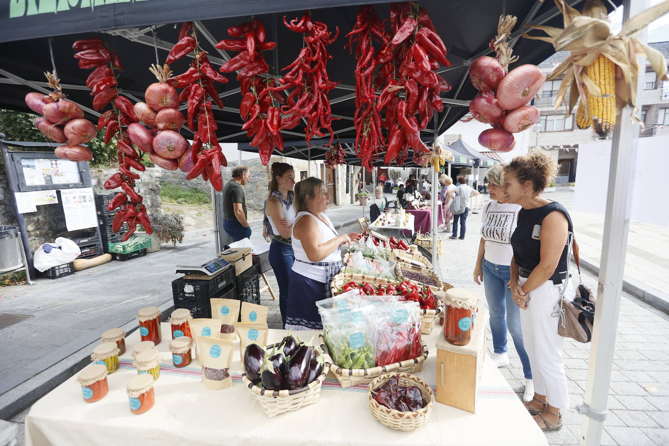 Fotos: La feria de Arcentales del Día de la Mujer Rural, en imágenes