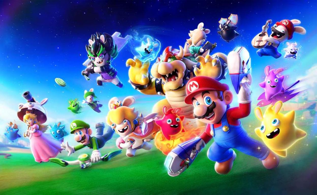  Mario + Rabbids Sparks of Hope, videojuego para Nintendo Switch  : Ubisoft: Videojuegos