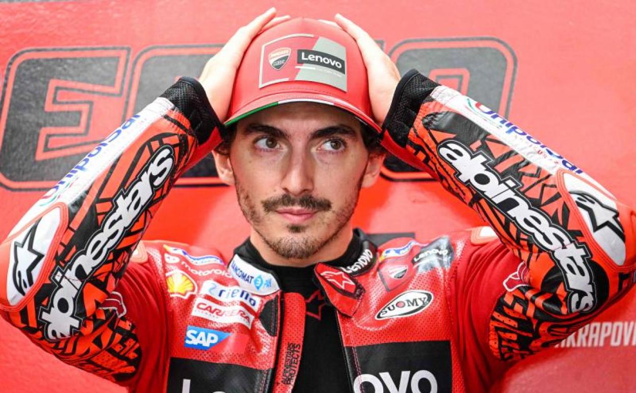 El piloto italiano Francesco Bagnaia, líder del Mundial de MotoGP. 