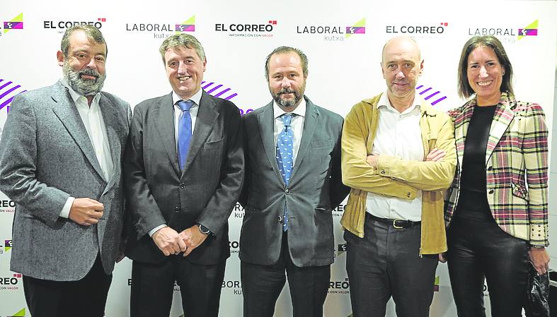 Javier Ormazabal, Jon Ander de las Fuentes, Jesús Molina, Javier Larrañaga y Nagore Larrabeiti.