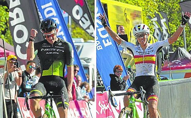 A la izquierda, Kevin Suárez, satisfecho. A la derecha, González ya ganó en 2019.