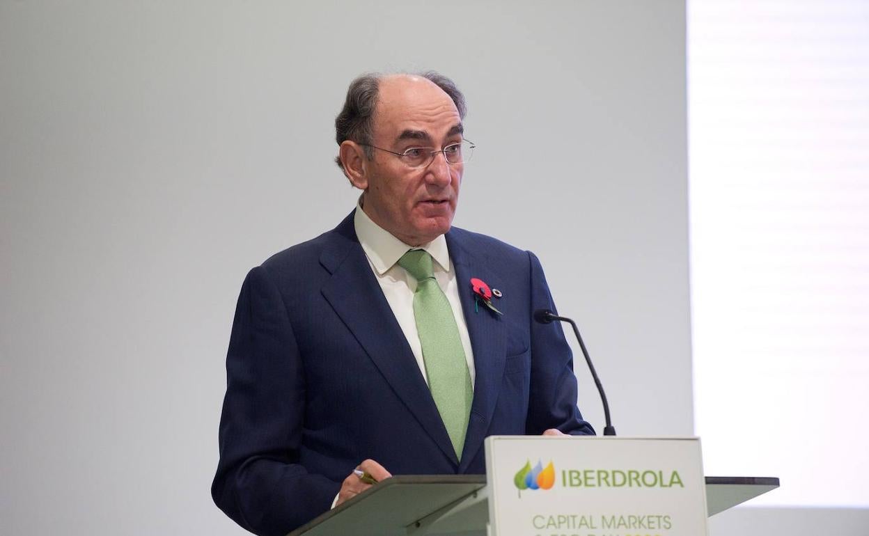 Ignacio Galán, presidente de Iberdrola, en el Capital Markets Day de 2022.