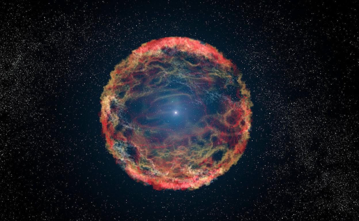 El telescopio Hubble fotografía los primeros instantes tras la explosión de una supernova | El Correo