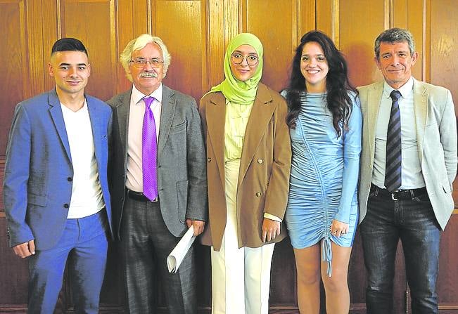 Marcos Rodríguez, Pedro Ontoso, Ikram El Aarrass, Iraitz Casillas y Koldo Meso.