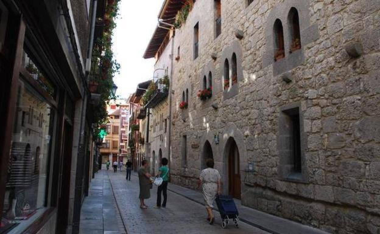 El casco viejo de Markina cuenta con edificios históricos de gran valor patrimonial. 