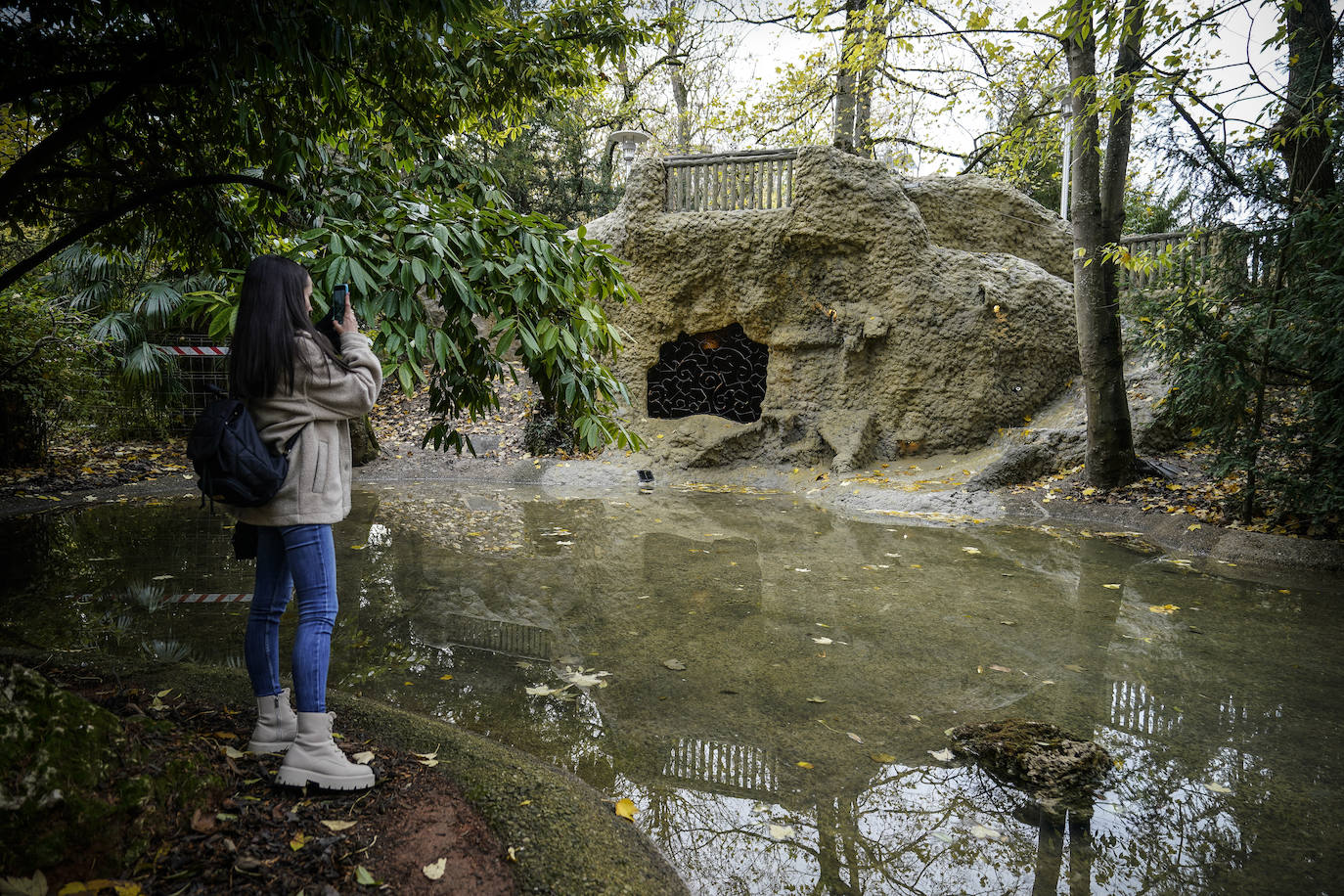 Fotos: Así ha quedado la renovada gruta del Belén de La Florida en Vitoria