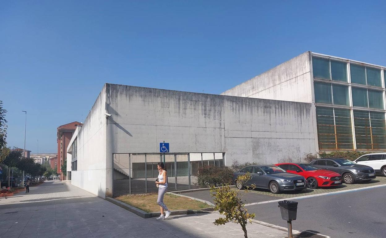 Vista del polideportivo de Urreta, en Galdakao 