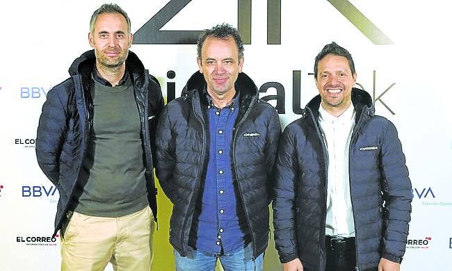 Florentino González, Daniel Martínez y Jokin Díez.