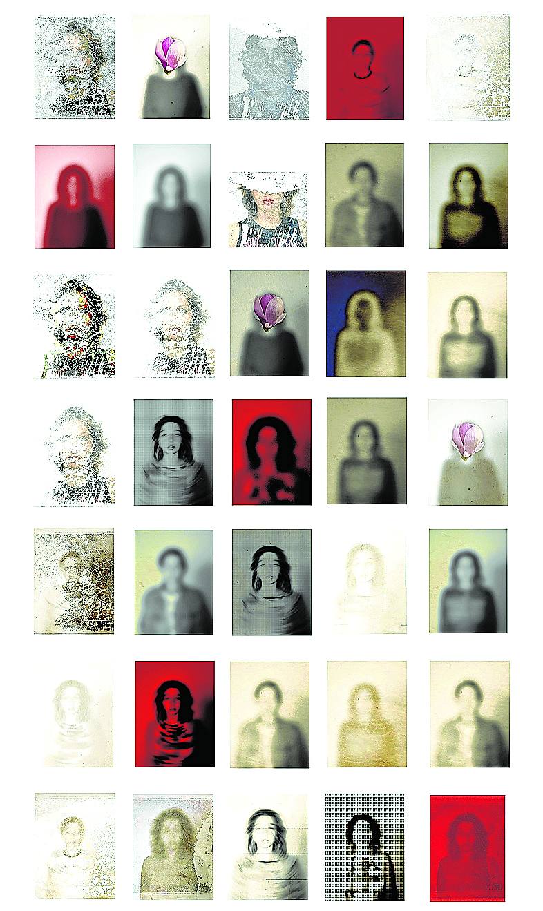 En la imagen, la obra 'La ironía de la identidad' de la artista georgiana afincada en Euskadi Annie Chkhartishvili. 