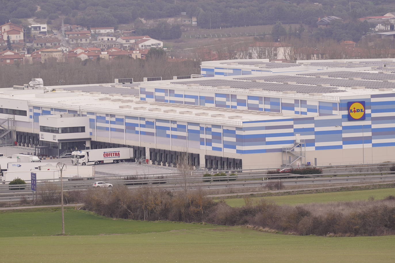 Centro logístico de Lidl en Nanclares de la Oca.