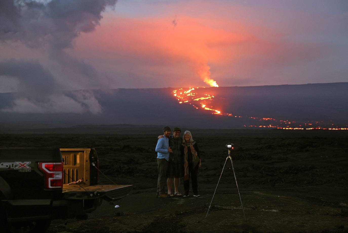 Fotos: Entra en erupción en Hawái el Mauna Loa, el volcán activo más grande del mundo