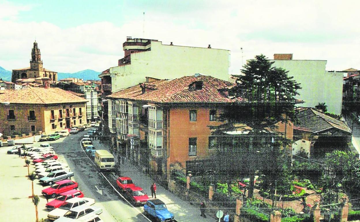 Vista del Higinia, desde lo alto, a finales de los años cincuenta. 