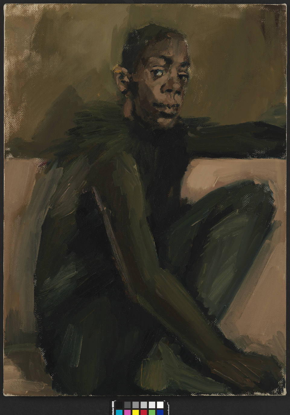 Lynette Yiadom-Boakye. Del 31 de marzo al 10 de septiembre. Pinta retratos imaginarios de personas de color. (Goshawk)
