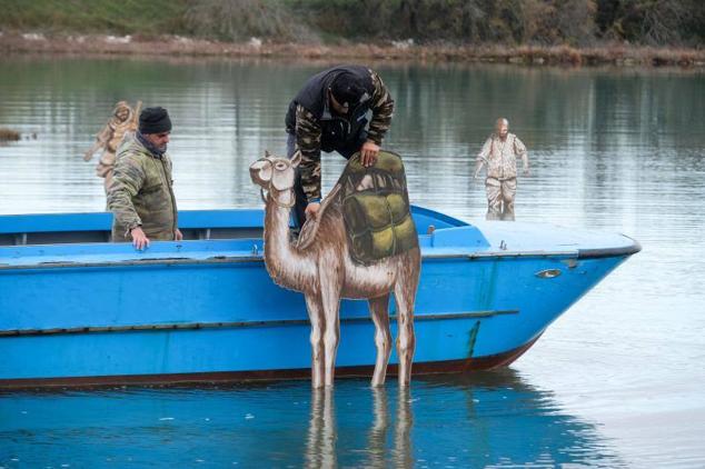 Fotos: Un belén flotante en la isla de Burano