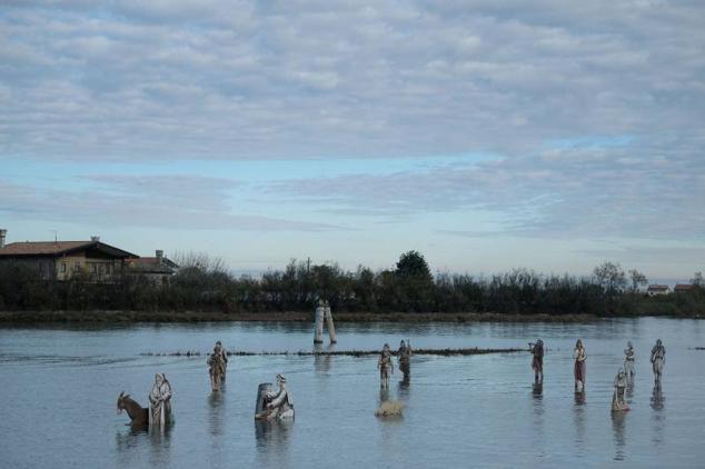 Fotos: Un belén flotante en la isla de Burano