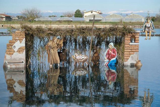Fotos: Un belén flotante en la isla de Burano