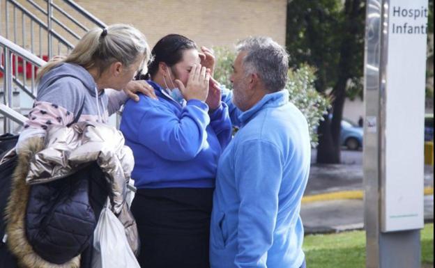 La madre del pequeño estaba desolada en los últimos días.