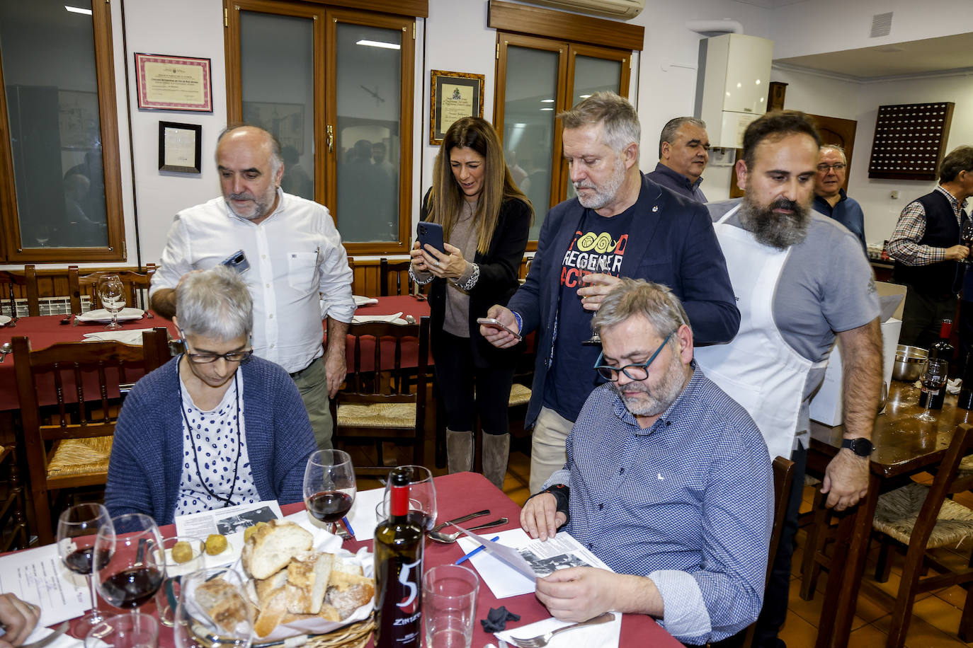 Fotos: Así fue la cena en la sociedad gastronómica La Concordia-Lagunartea