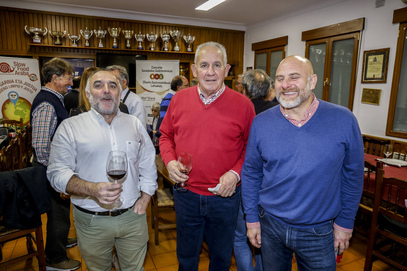 Fotos: Así fue la cena en la sociedad gastronómica La Concordia-Lagunartea