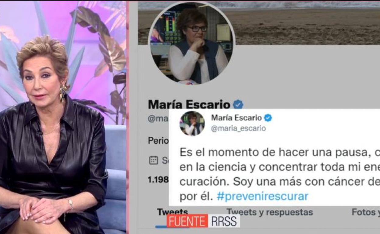 Ana Rosa Quintana manda un emotivo mensaje a María Escario