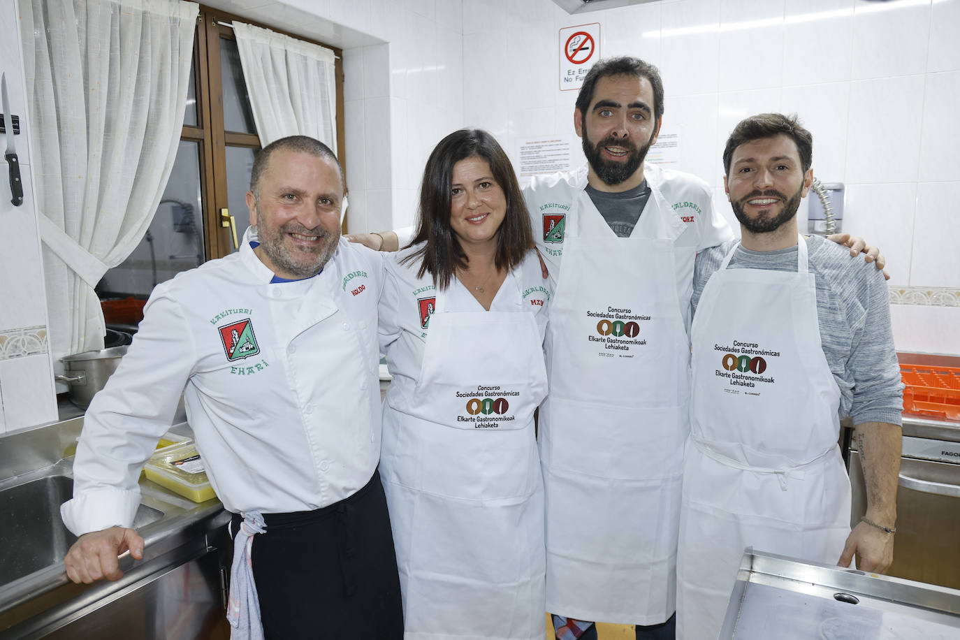 Fotos: Así fue la cena en la sociedad gastronómica Kakiturri