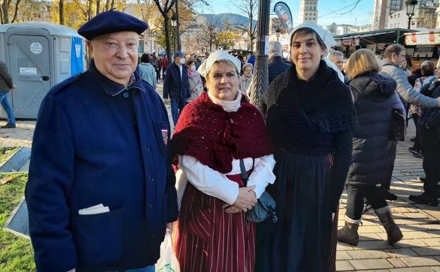 Alberto de la Rua, Encar de la Rua e Izaskun de la Rua. 