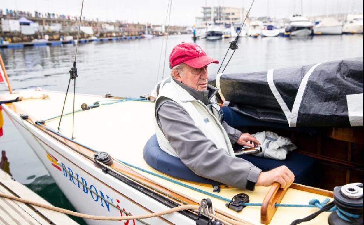 El emérito clausura la 3ª regata en Sanxenxo el pasado mes de mayo.