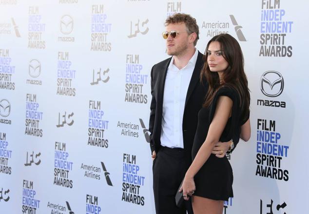 Emily Ratajkowski y Sebastian Bear-McClard. La modelo se divorció en septiembre tras rumores de infidelidad.