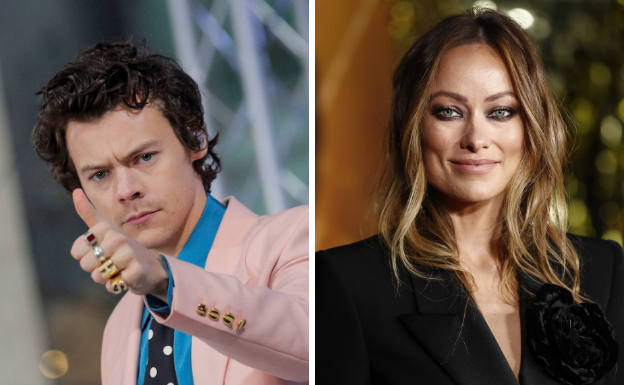 Harry Styles y Oliva Wilde. Se conocieron en una película y duraron dos años juntos.