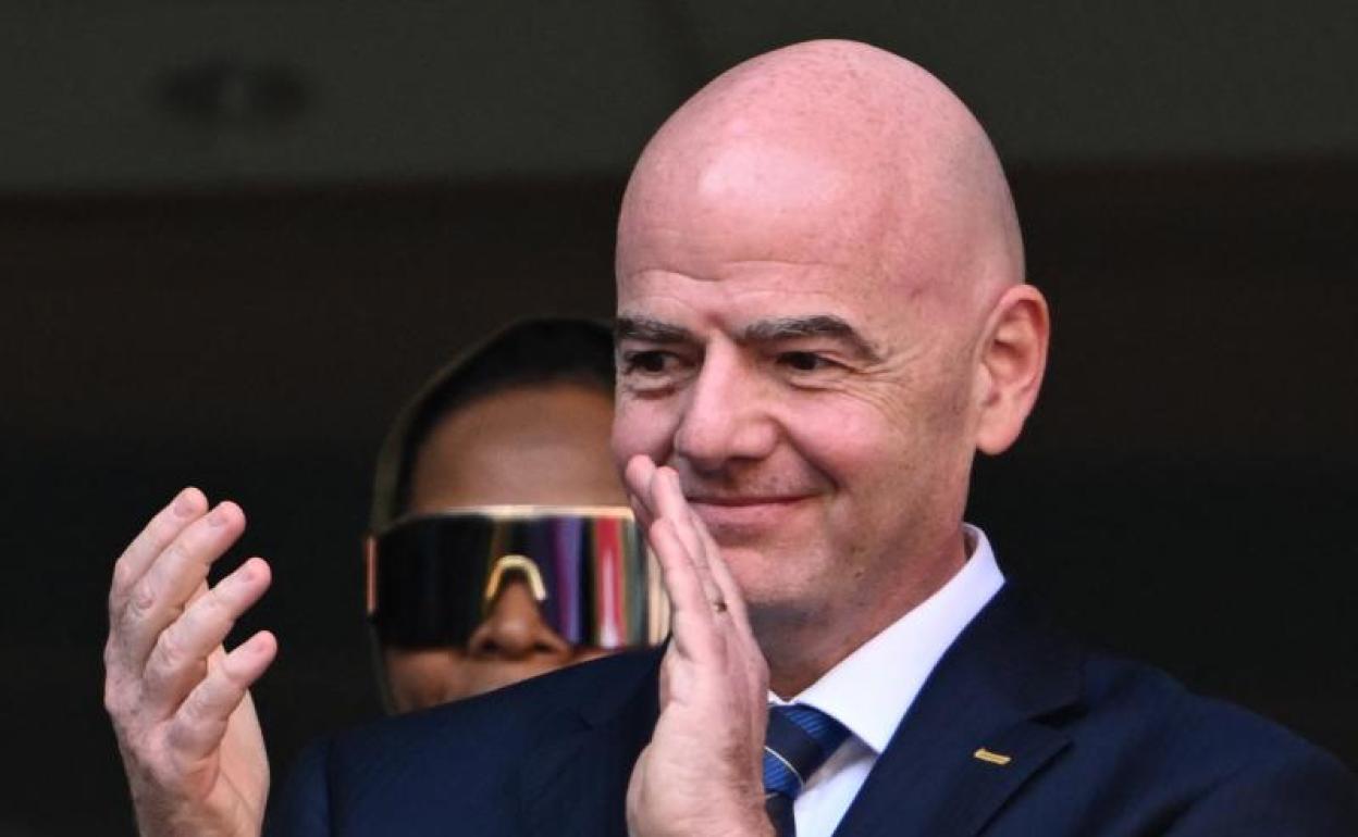 El presidente de la FIFA, Gianni Infantino.