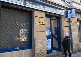 Administración de Algorta donde se ha sellado el boleto ganador.