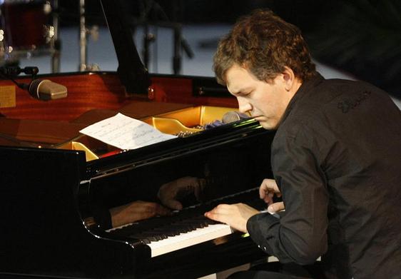 Brad Mehldau, durante un concierto en el Festival de Jazz de Vitoria