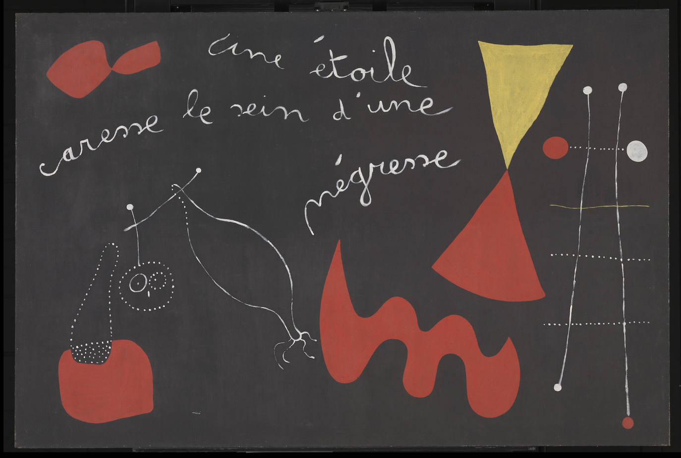 'Pintura-poema (Una estrella acaricia el seno de una negra), 1938