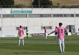 Edificio de los vestuarios de Olaranbe