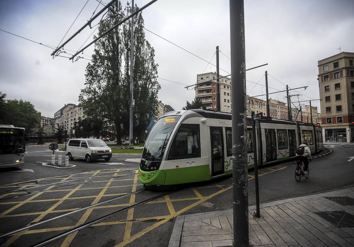 El tranvía a Zabalgana se conectará con el resto de la red en Lovaina.