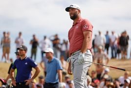 Jon Rahm, en la jornada decisiva del Phoenix Open.