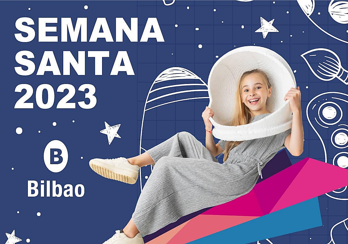 El cartel de presentación de los programas infantiles para Semana Santa