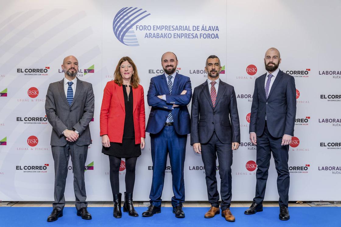 Jon Somocueto, Raquel Pérez, Iñaki Berriozabal, Txus Cañas y Rodrigo Gallardo.