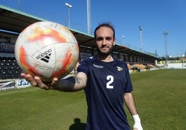 Ander Peciña ha aumentado su participación con el Portugalete desde la llegada de Iban Fagoaga