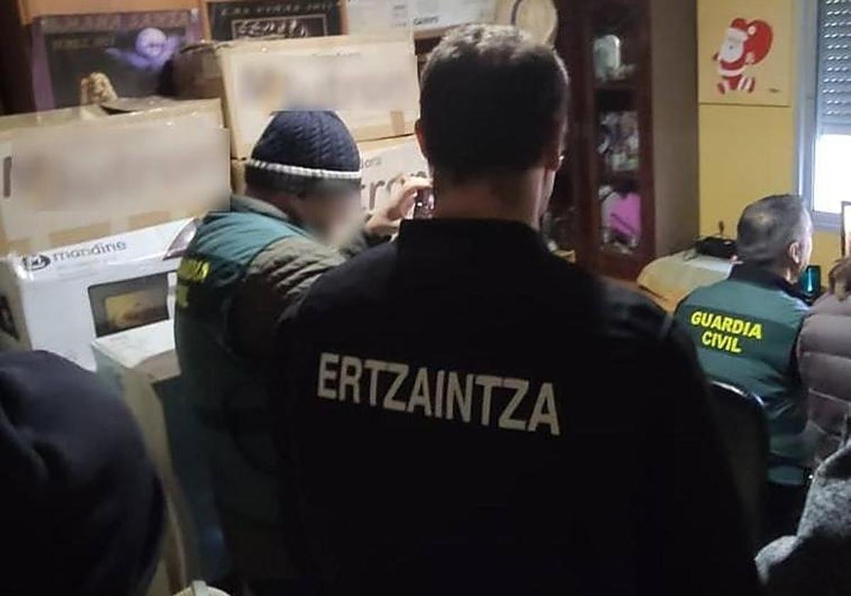 Momento de la detención.