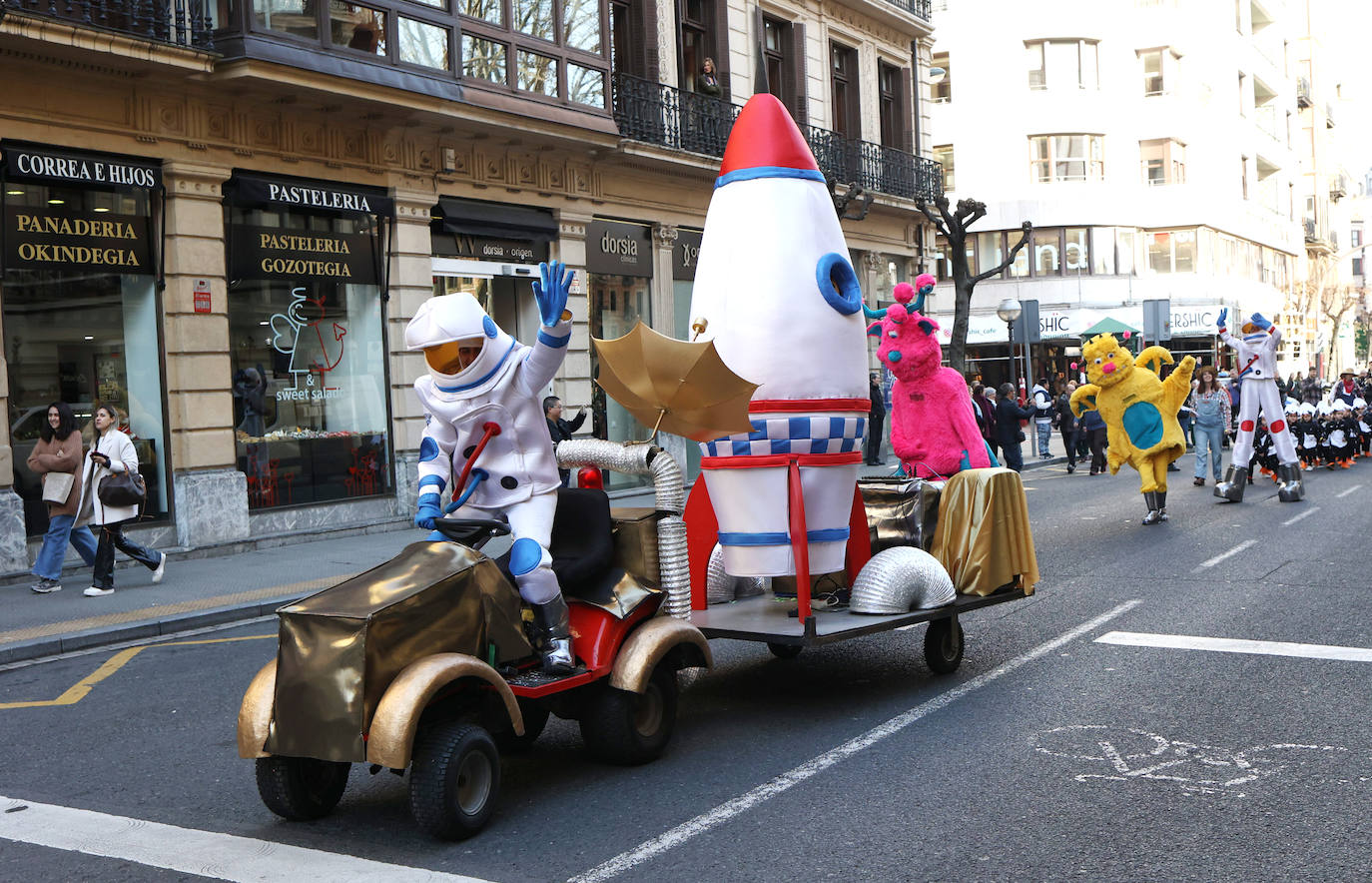 Los niños de Bilbao desfilan por Carnaval