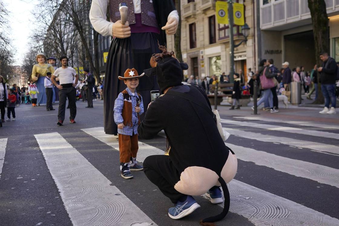 Las mejores imágenes de los carnavales en Bilbao